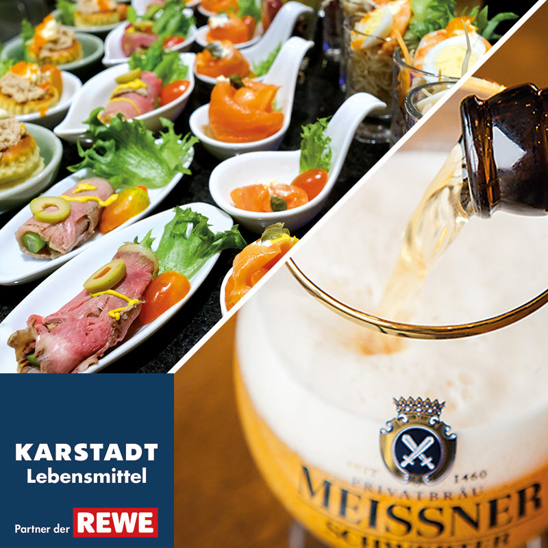 7 Meißner Brau-Spezialitäten, dazu 7 passende kulinarische Leckerbissen.